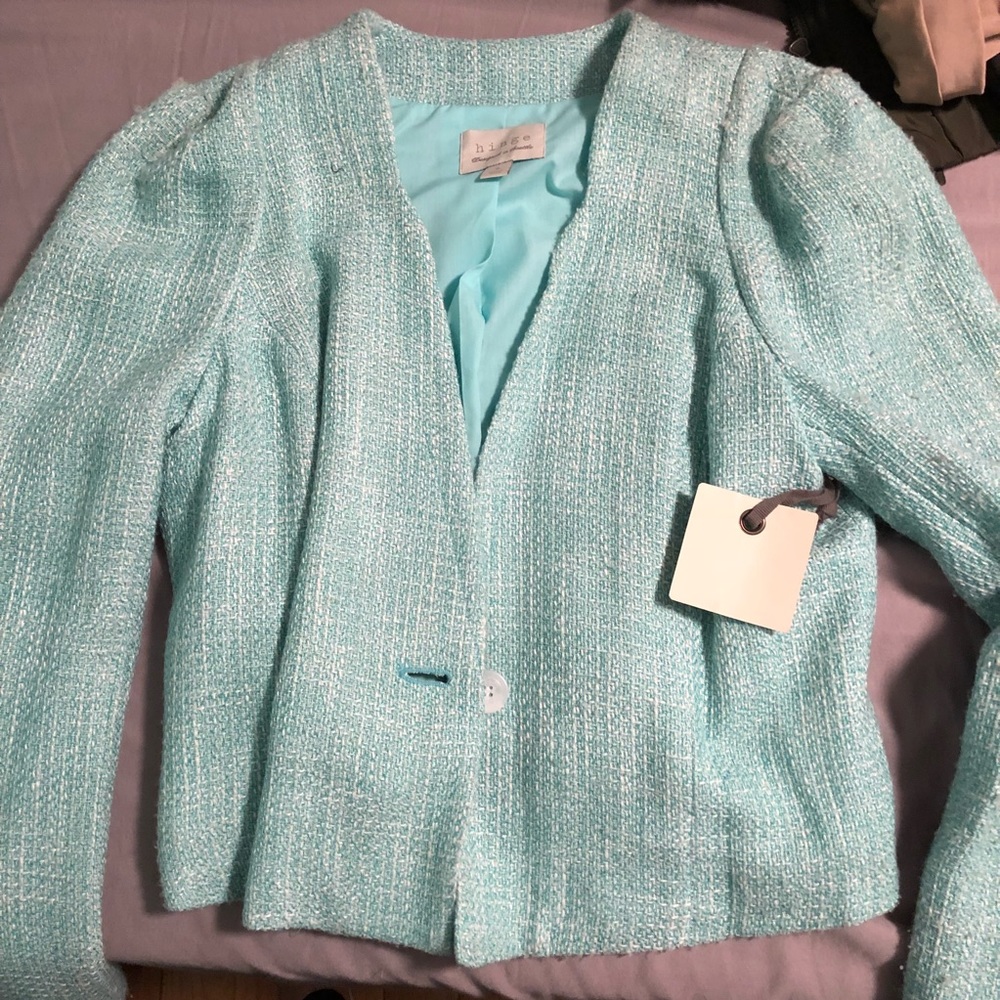 Hinge Tiffany Blue Blazer